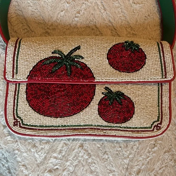 Staud Tomato Tommy Beaded Bag - Picture 2 of 8